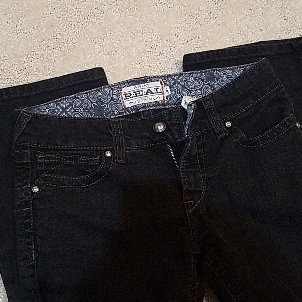 Black Ariat bootcut jeans 28L
